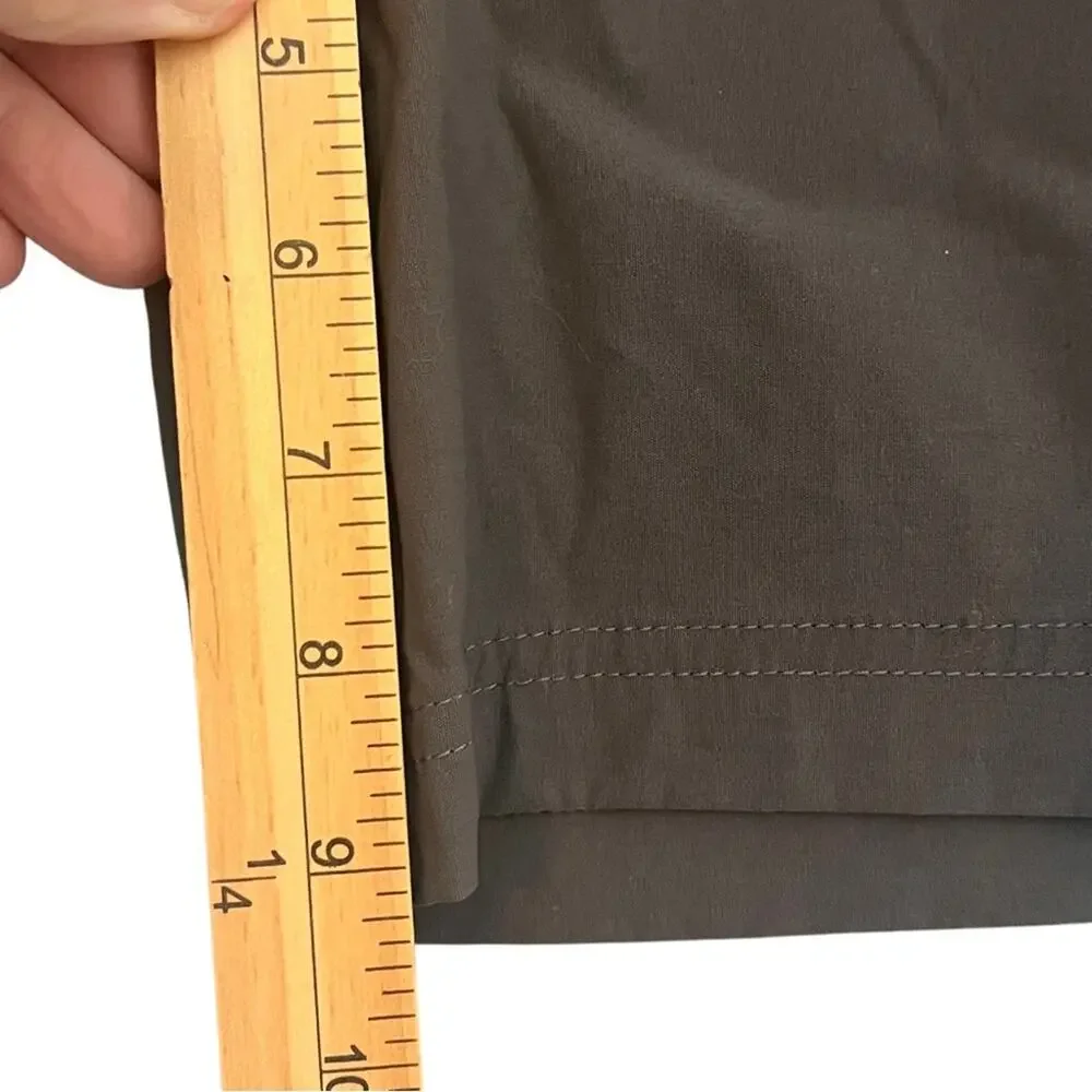 Eddie Bauer Shorts Mens 32x9 Grey Hiking Performance Golf Outdoors Technical - Picture 8 of 9